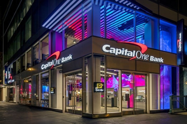 Capital One Café Union Square flagship signage